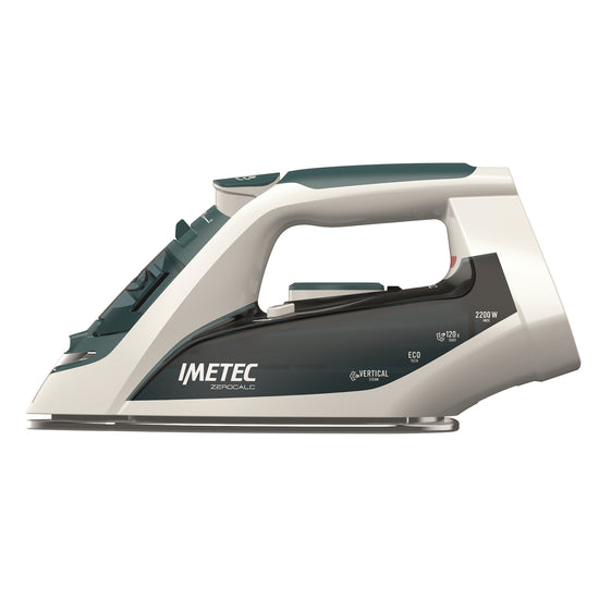 IMETEC FERRO VAPORE 2200W PIAST.INOX ZEROCALC BIANC/VERDEAttaccalaspina