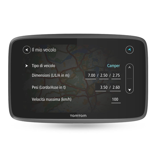 TOM TOM NAVI. 6"EU 45PAESI MAPPE/AUTOV. A VITA GO CAMPERAttaccalaspina
