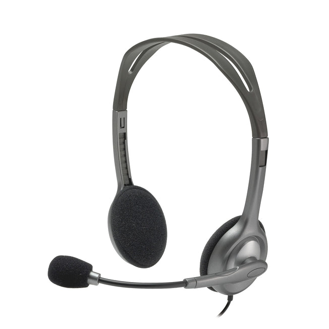 LOGITECH HEADSET 100-16000HZ 58DB 1.8MT H111Attaccalaspina