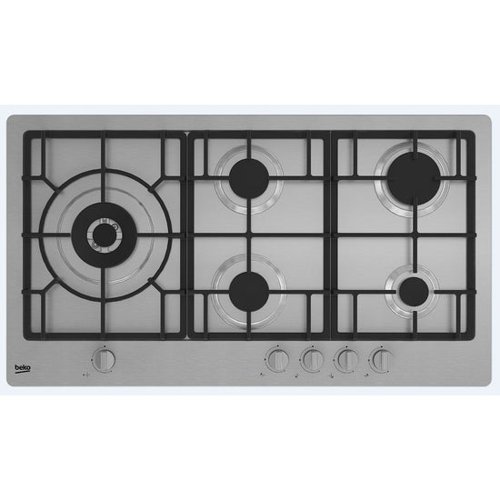 BEKO P.COTT.GAS 90CM 4F+1 WOK GHISA INOXAttaccalaspina