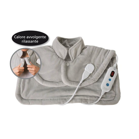 MACOM TERMOFORO 100W 52X56CM THERMO PONCHO PLUS GRIGIO Attaccalaspina