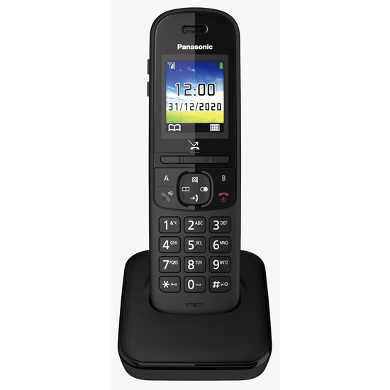 PANASONIC CORDLESS 1.8"COLORI V.VOCE MEM.200NUM. ECO+ NEROAttaccalaspina