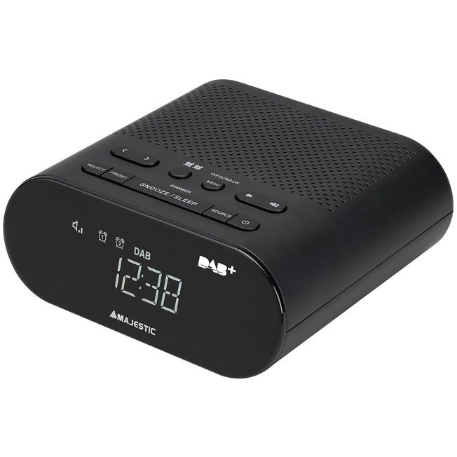 MAJESTIC RADIOSVEGLIA DAB+ LCD USB SNOOZE NEROAttaccalaspina