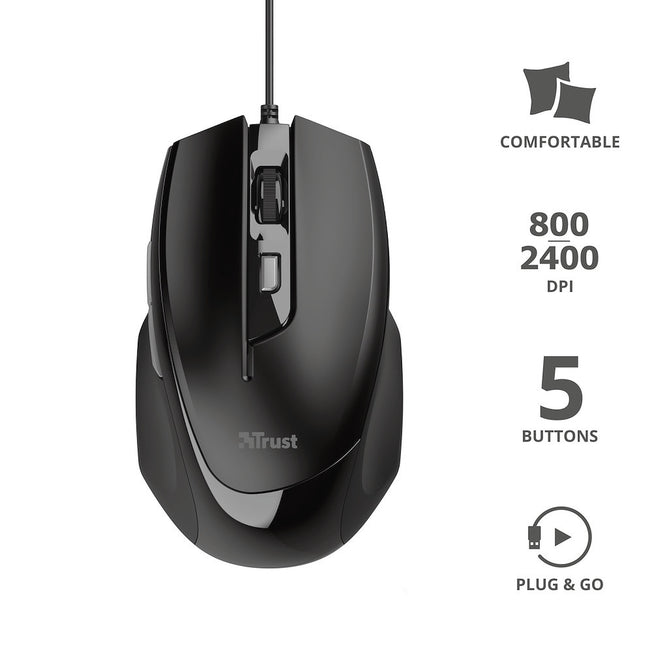 TRUST MOUSE C/FILO VOCA COMFORTAttaccalaspina