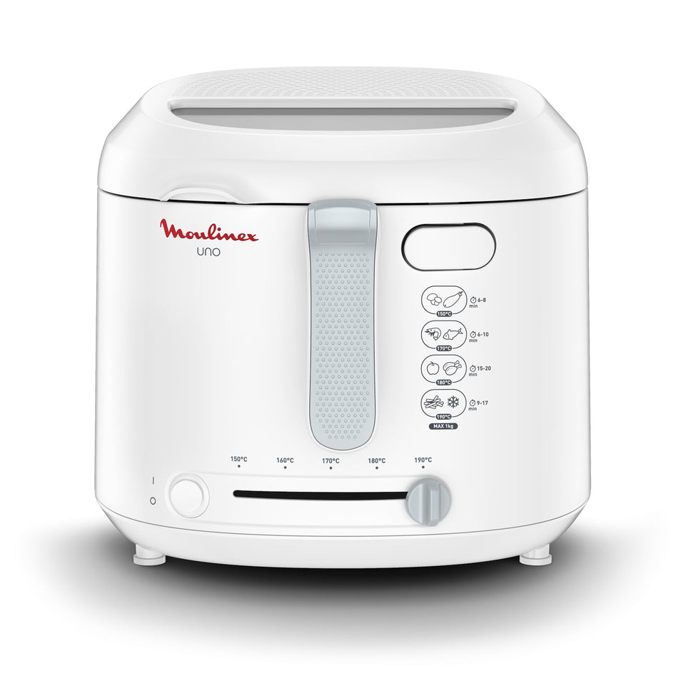 MOULINEX FRIGGITRICE 1.8LT/1KG FRY UNO PLASTIC BIANCOAttaccalaspina