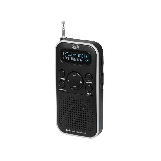 TREVI RADIO DAB RICARICABILE 7F90 R NEROAttaccalaspina