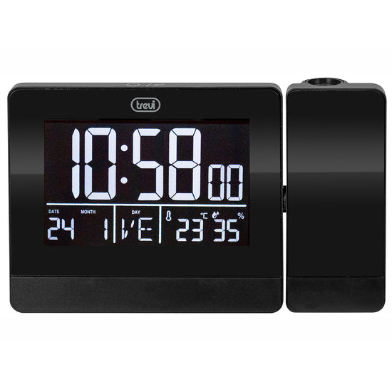 TREVI OROLOGIO SVEGLIA CON PROIEZIONE EC 884 PJ NEROAttaccalaspina