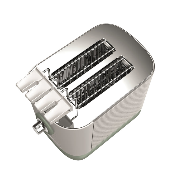 IMETEC TOSTAPANE 600W 10LIV. 2SCOMP. GRANTOAST BIA/VERDEAttaccalaspina