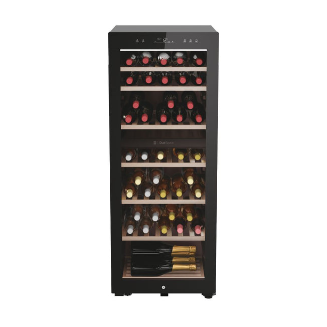 HAIER FRIGO CANTINA 192LT CE.G 77BOTT. DUALZONE WIFI BLKAttaccalaspina