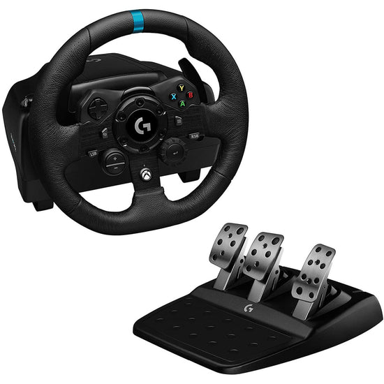LOGITECH VOLANTE C/PEDALI X XBOX X S/ONE/PC PELLE G923 NEROAttaccalaspina