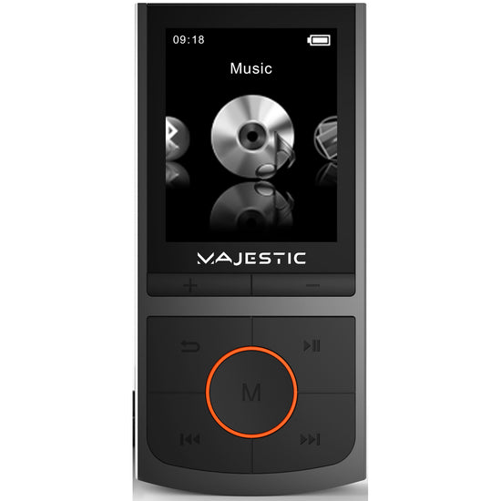 MAJESTIC MP4 1.8"TFT 8GB BT NERO/ROSSOAttaccalaspina