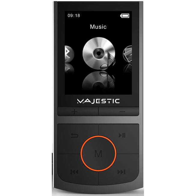 MAJESTIC MP4 1.8"TFT 8GB BT NERO/ROSSOAttaccalaspina