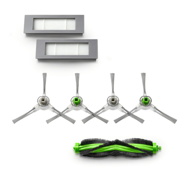 I ROBOT TOTAL KIT COMBO 2SPAZZ.LAT.+2FILTRI+1SPAZZ.Attaccalaspina