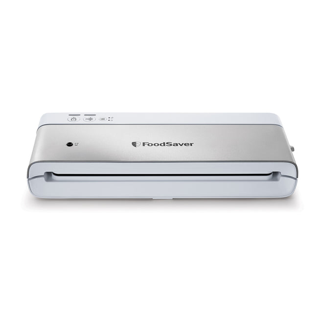 FOODSAVER MACCH.SOTTOVUOTO 30CM VS0100X SILVER/BIANCOAttaccalaspina