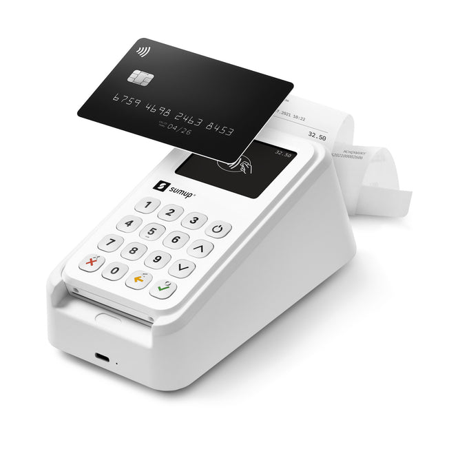 SUM UP LETTORE DI CARTE POS CONTACTLESS WIFI 3G+STAMPANTEAttaccalaspina