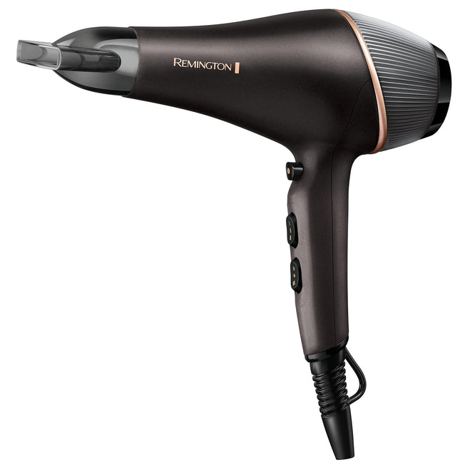 REMINGTON PHON 2200W 2VEL. 3TEMP. MOTORE AC DIFFUSORE NEROAttaccalaspina