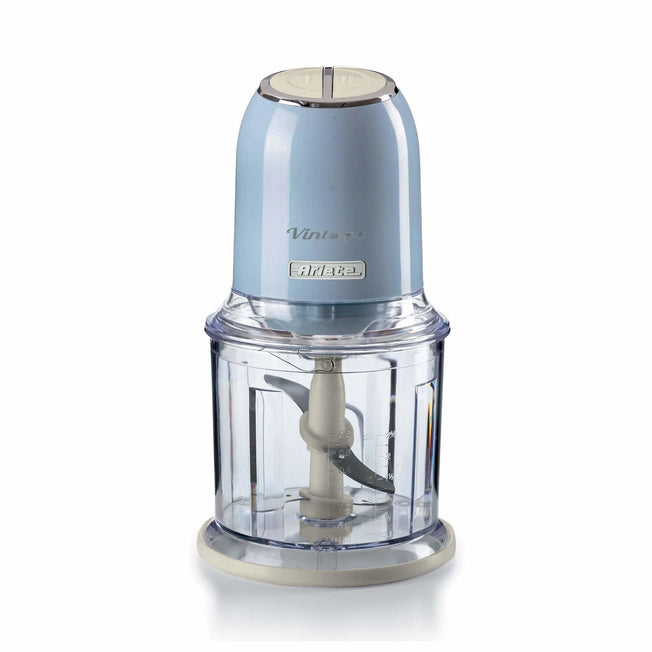 ARIETE TRITATUTTO 400W 600ML 2VEL. 4LAME INOX BLUAttaccalaspina