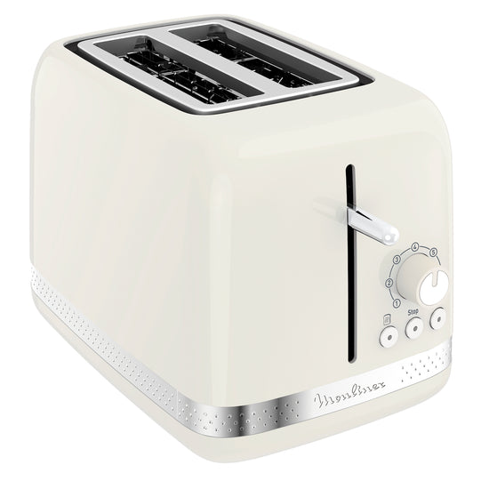 MOULINEX TOSTAPANE 850W 3PROG. 2SCOMP. C/PINZE BIANCOAttaccalaspina