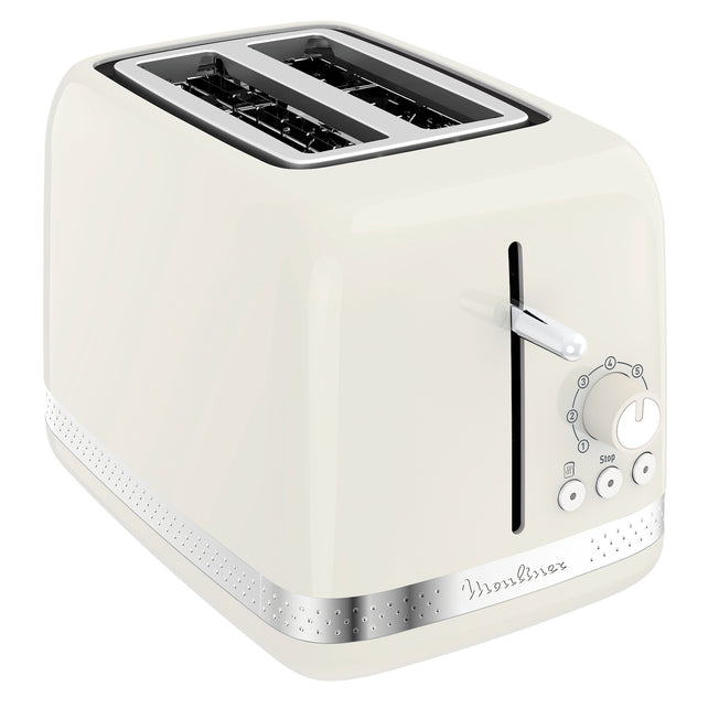 MOULINEX TOSTAPANE 850W 3PROG. 2SCOMP. C/PINZE BIANCOAttaccalaspina