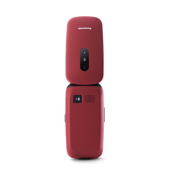 PANASONIC CELL.SENIOR DB 2.4"TFT BT TASTO SOS V.VOCE ROSSOAttaccalaspina