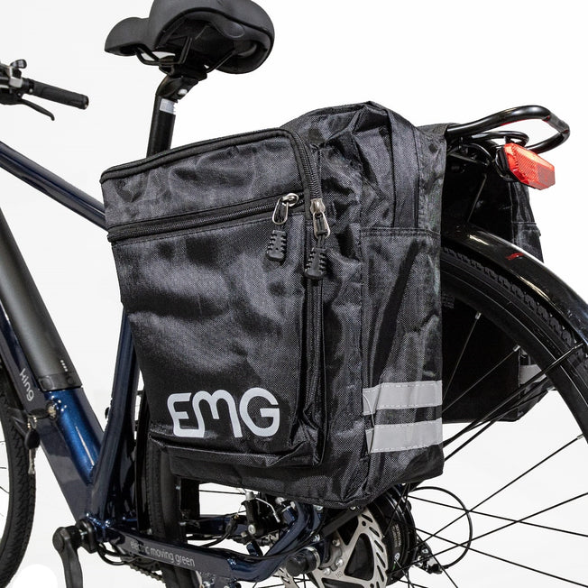 EMG BIKE  BORSE PER BICICLETTA 30LT BB 30 EMG NEROAttaccalaspina