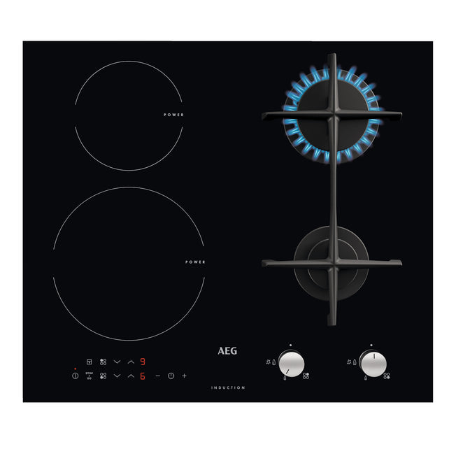 AEG  P.COTT.MISTO 60CM 2F/GAS+2ZONE/INDUZ. NEROAttaccalaspina