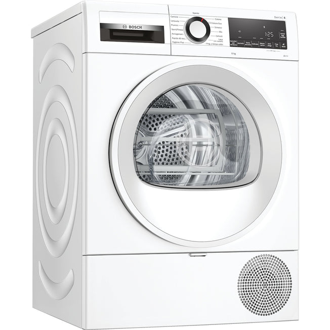 BOSCH ASCIUG.C/FRONT 8KG CL.A+++ INV.Attaccalaspina