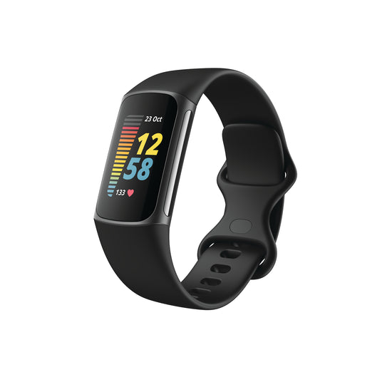 FITBIT  BRACC. CHARGE 5 GPS NERO/GRAFITE ACCIAIOAttaccalaspina