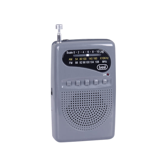 TREVI MINI RADIO PORTATILE RA 710 B METAL GUNAttaccalaspina