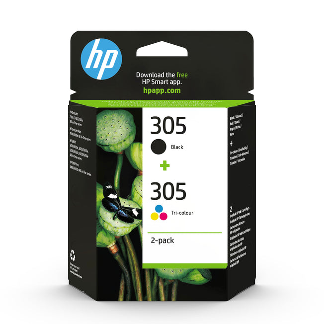 HP   CART.INKJET HP 305 BI-PACK BLACK/TRI-COLOR BLISTERAttaccalaspina