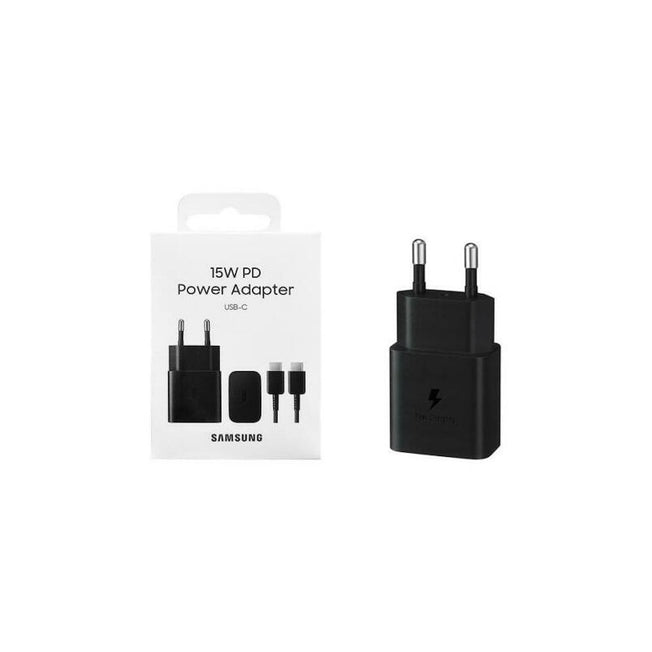 SAMSUNG CARICABATT.RETE C/CAVO TYPE-C 15W FASTCHARGE NEROAttaccalaspina