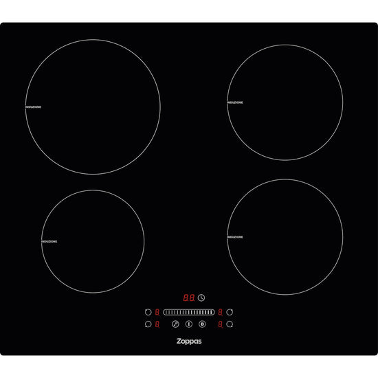 ZOPPAS P.COTT.INDUZ.60CM 4ZONE TIMER NEROAttaccalaspina