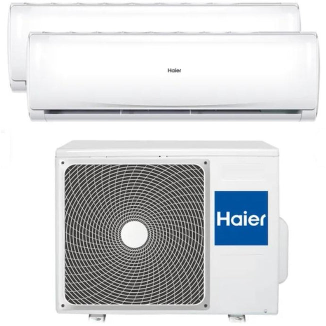 HAIER COND.DUAL 2.6+3.5KW INVERT A++/A+ R32 TRENDY WIFI Attaccalaspina