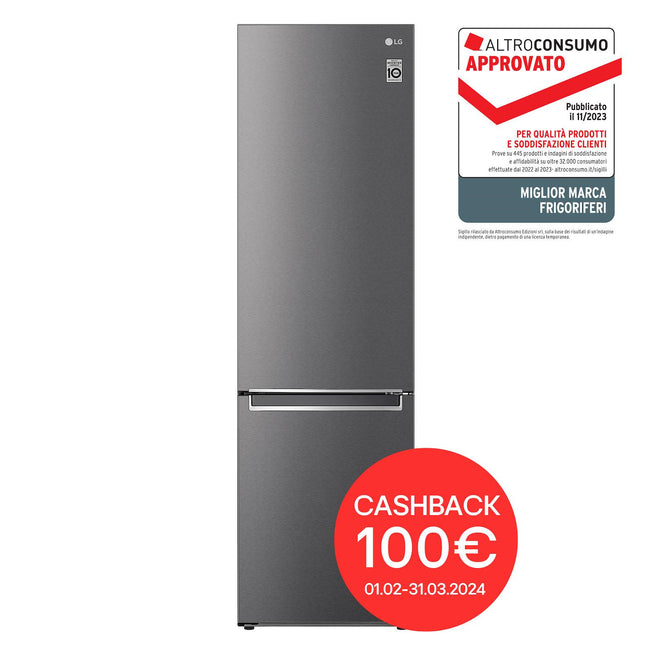 LG  COMBI 419LT CE.C NOFROST SMART INV. DARK GRAPHITEAttaccalaspina