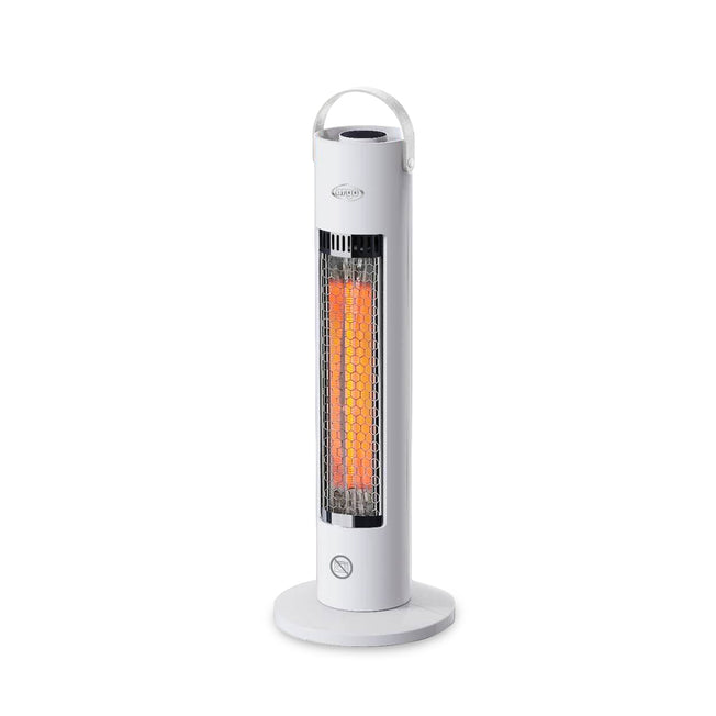 ARGO STUFA EL. FIBRA CARBONIO 600W 2LIV.POT. BIANCOAttaccalaspina