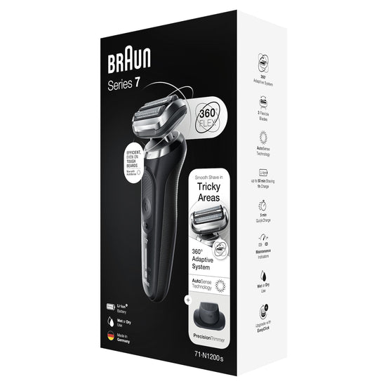 BRAUN RASOIO RIC. W&D LED C/CUSTODIA +1ACCESS. NEROAttaccalaspina