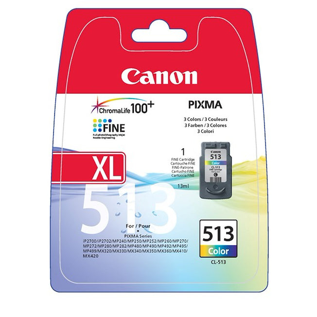 CANON CART.INK-JET COLORI 13ML SECURITY CL-513 EUR/OCNAttaccalaspina