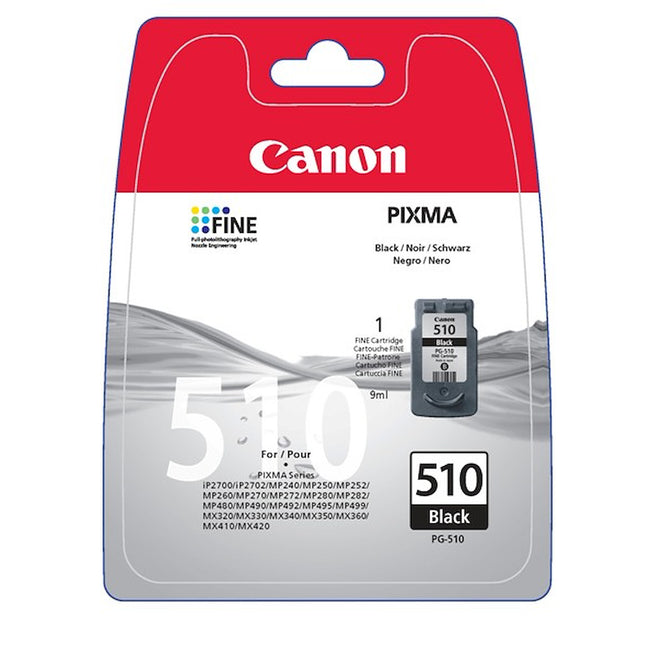 CANON CART.INK-JET NERO 9ML SECURITY PG-510 EUR/OCNAttaccalaspina