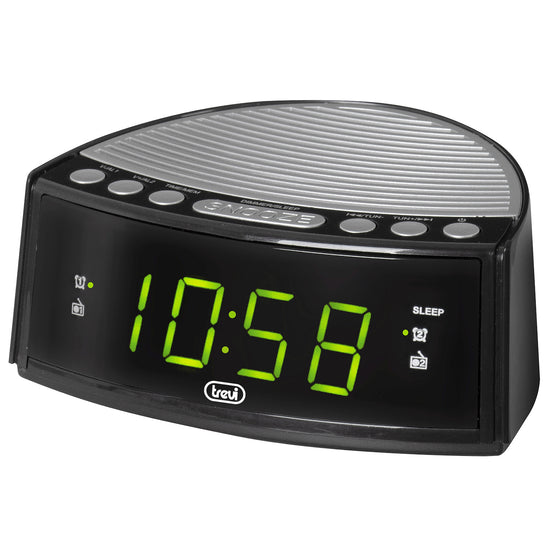 TREVI RADIOSVEGLIA FM DISP.LED VERDE RC 846 D NEROAttaccalaspina