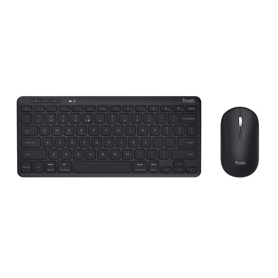 TRUST TASTIERA+MOUSE WIRELESS LYRA NEROAttaccalaspina