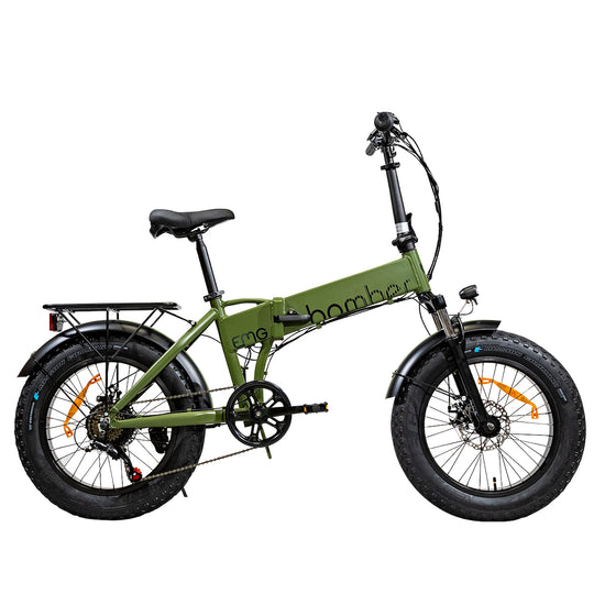 EMG BIKE  E-BIKE FAT 36V MAXI R.20" BOMBER VERDE LIMEAttaccalaspina