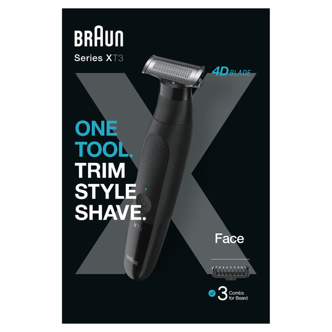 BRAUN REG.BARBA RIC. W&D 3PETTINI NEROAttaccalaspina