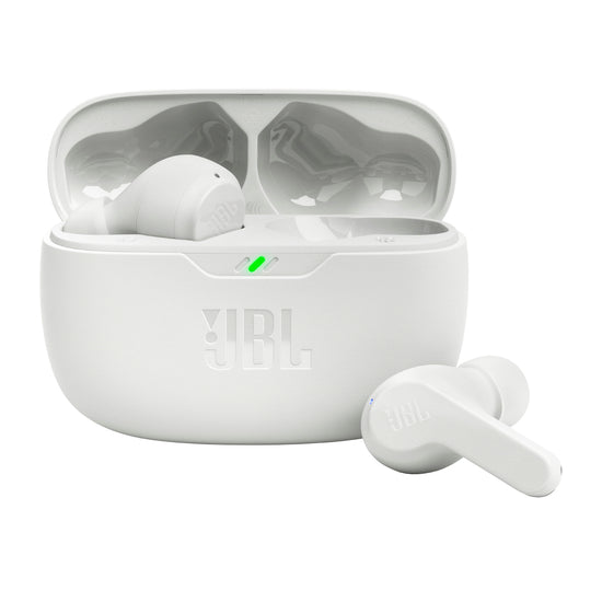 JBL  CUFFIA AURIC.IN-EAR TWS BT C/CUST. VIBE BEAM WHITEAttaccalaspina