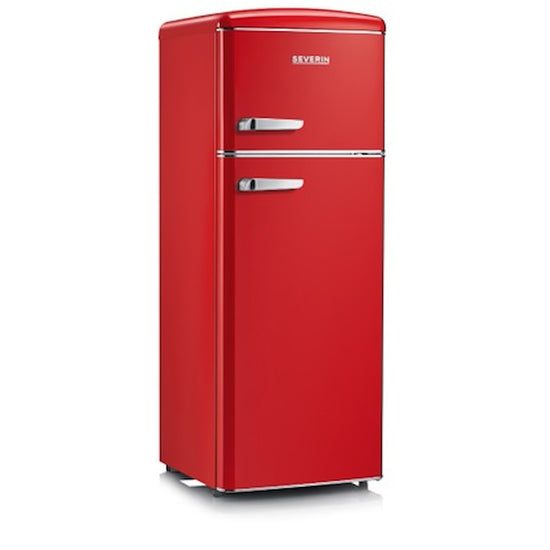 SEVERIN FRIGO 2P. 206LT CE.E STATICO 3RIP. RETRO ROSSOAttaccalaspina