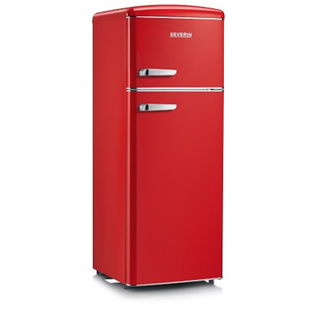 SEVERIN FRIGO 2P. 206LT CE.E STATICO 3RIP. RETRO ROSSOAttaccalaspina