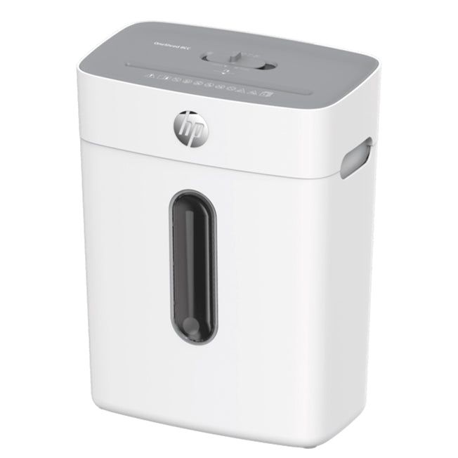 HP   DISTRUGGIDOCUMENTI 8FOGLI 15LT TAGLIO CROCE WHITEAttaccalaspina