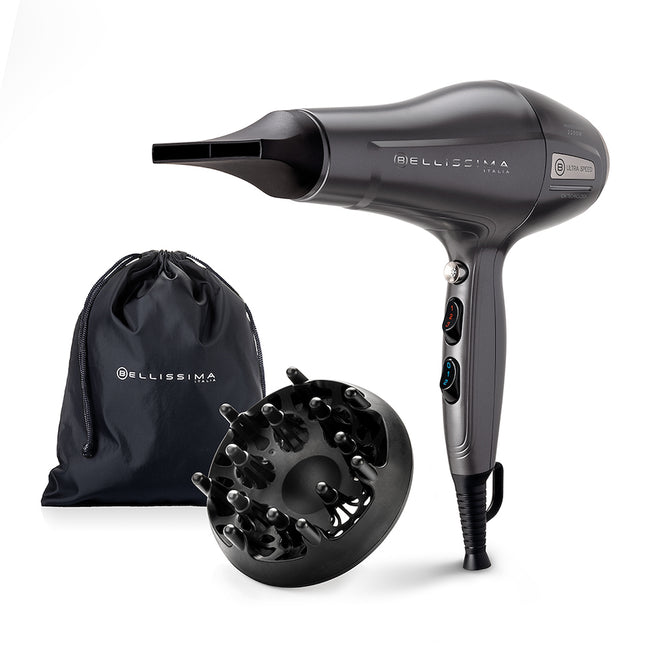 IMETEC PHON 2200W 2VEL.3TEMP. BELLISSIMA ULTRA SPEED NEROAttaccalaspina