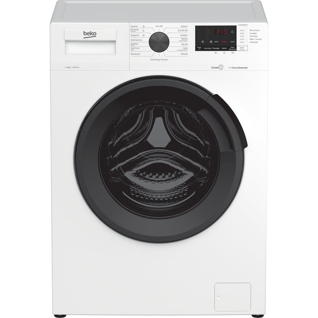 BEKO LAV.C/FRONT 9KG 1400GIRI CE.A INVERTER VAP.Attaccalaspina