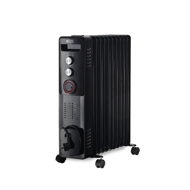 ARGO RADIATORE A OLIO 2900W 11ELEMENTI 3LIV.POT. NEROAttaccalaspina