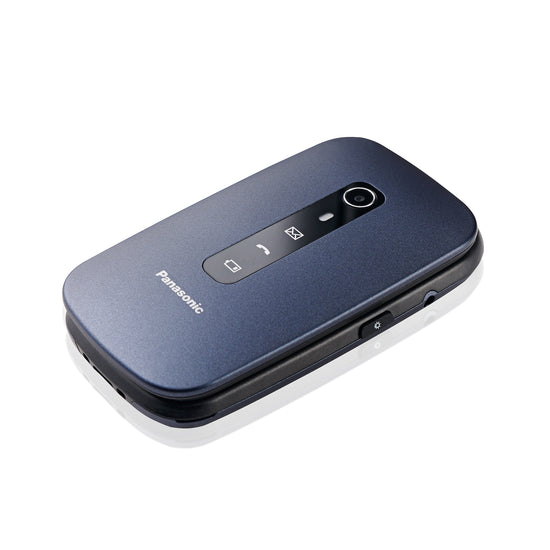 PANASONIC CELL.SENIOR 2.8" FLIP BT TASTO SOS 4G BLUEAttaccalaspina